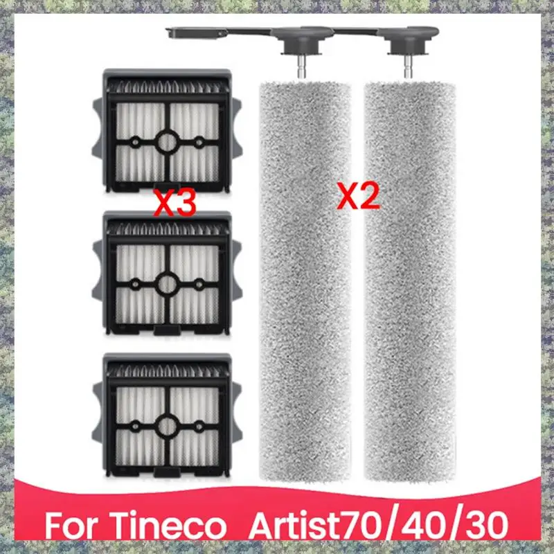 

Щетка-ролик WON и замена фильтра для Tineco Artist70/40/30, паровой беспроводной пылесос для влажной и сухой уборки, детали для чистки пола