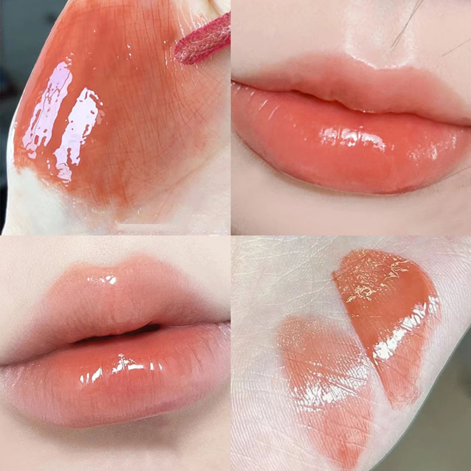 Longwear Moisturizing Lip Gloss Full Coverage Non-Sticky Cup Lip Gloss for Birthday Valentine's Day Gift