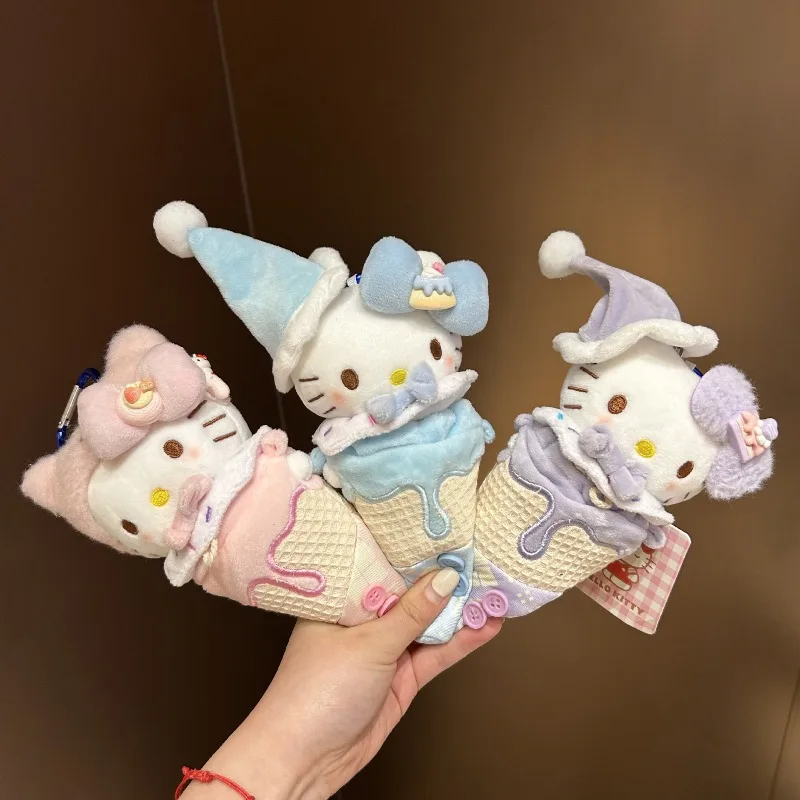 

New Genuine Hello Kitty Pendant, Summer Hot Style, Cute Kuku Ice Cream Style Kt Doll Pendant, Birthday Gift for Friends