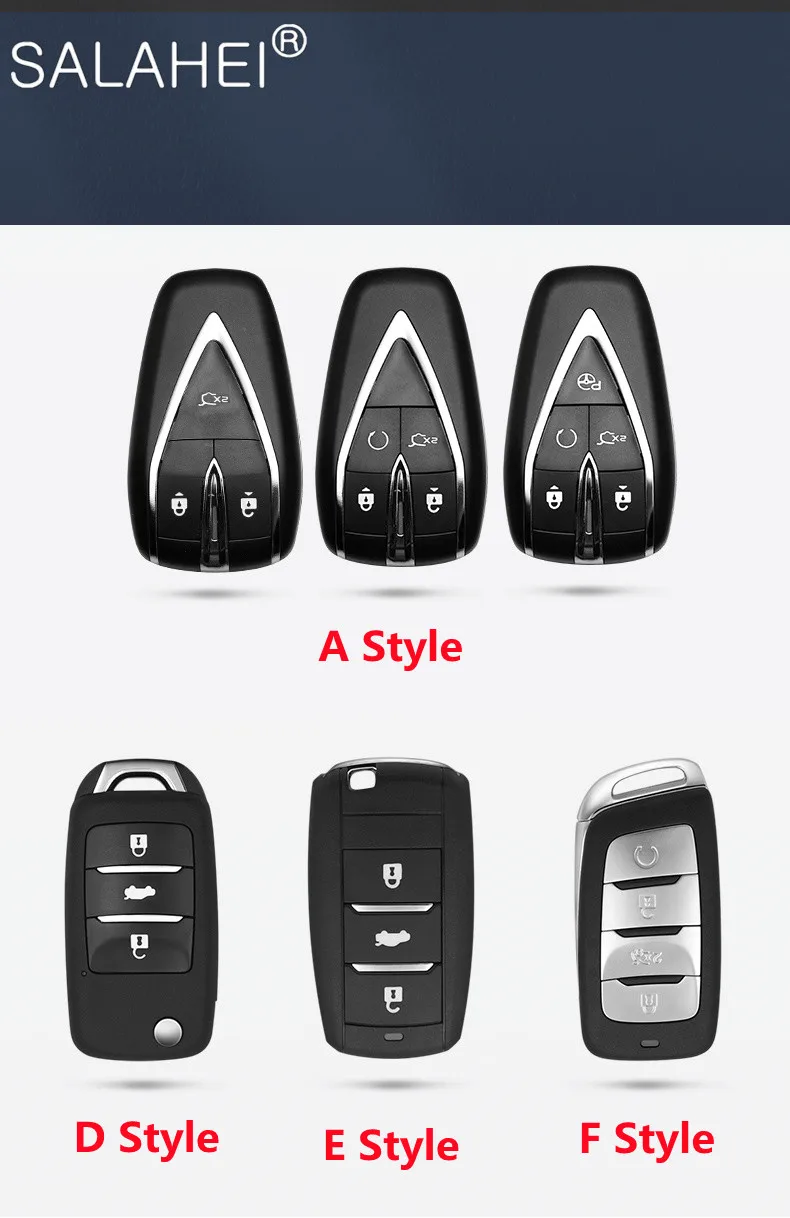 Zinc Alloy Car Key Case For Changan Ruicheng CC Yuexiang V7 CS85 CS35 CS25 Plus CS55 CS75 PLUS Eado UNI-T UNI K Oushang X5 X7 EV