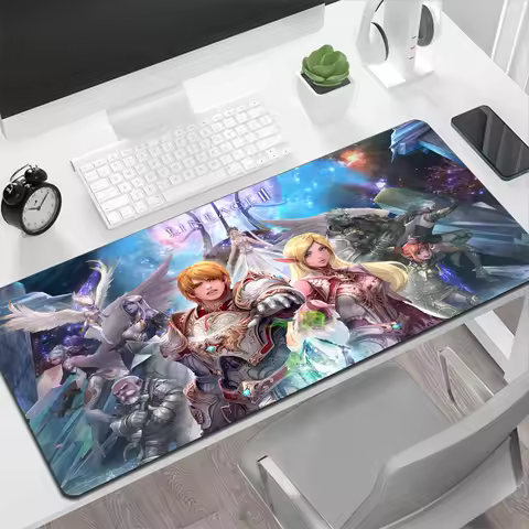 Lineage 2 Large Mouse Pad Gaming Mouse Pad PC Gamer Computer Mouse Mat Big Mousepad Silicone Carpet Keyboard Desk Mat Mause Pad