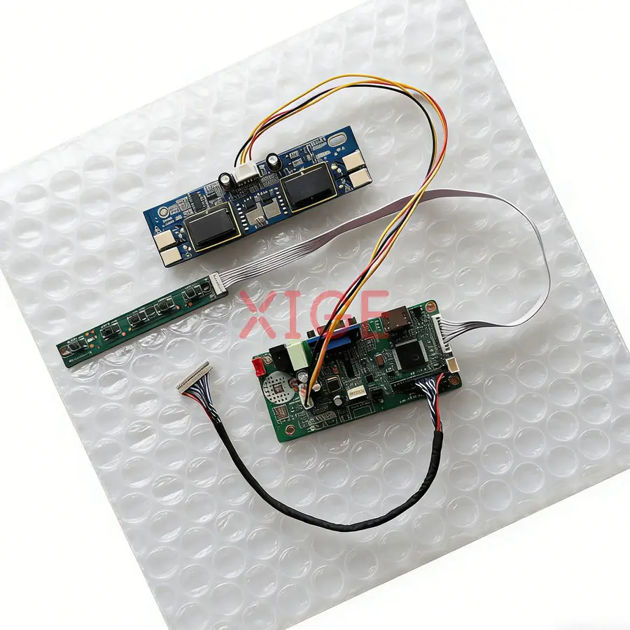 

Плата привода контроллера матрицы ЖК-дисплея подходит для LTM150XH HT15X23 LTM15C458 HSD150MX13 HDMI + VGA 4-CCFL 1024*768 1024x768 LVDS-20Pin Kit DIY