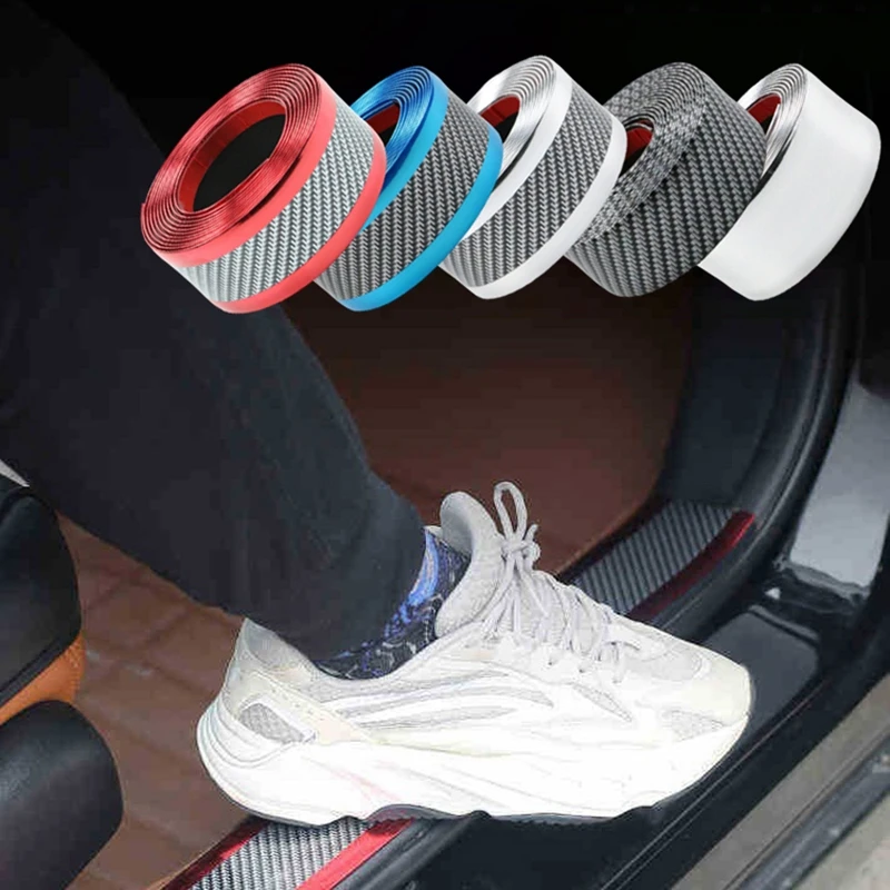 Car Door Protector Guard Stickers Car Threshold Strip DIY Door Sill Protector Edge Guard Rubber Strip Protection Stickers