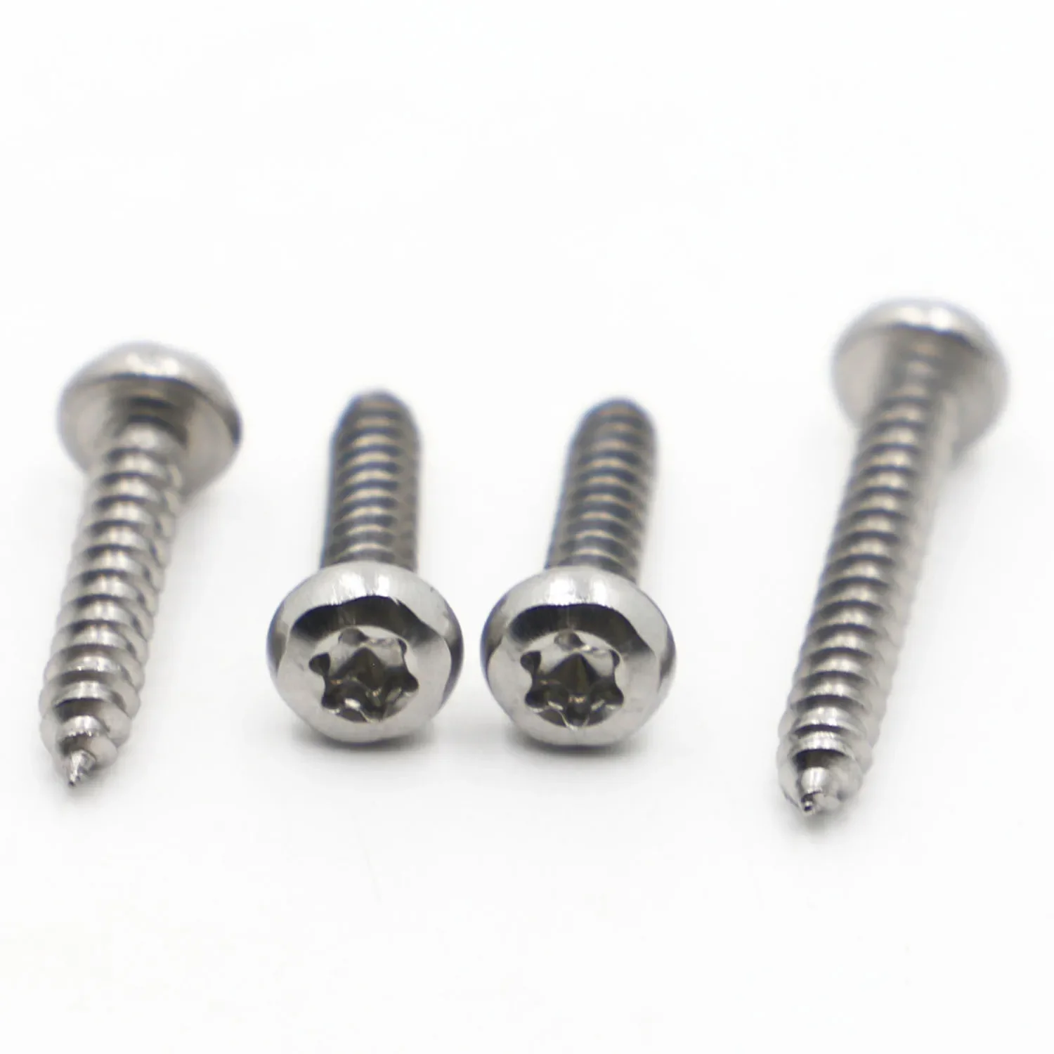 10/20pcs 304 Stainless Steel Round Pan Head Torx Six Lobe Self Tapping Screw M2.9 M3.5 M4.2 M4.8