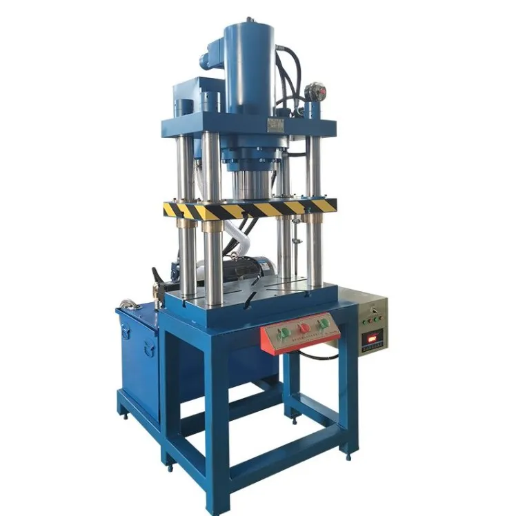 Four Column Hydraulic Press / Small Electric Stainless Steel Drawing Die Hydraulic Press / Table Type Flattening Press