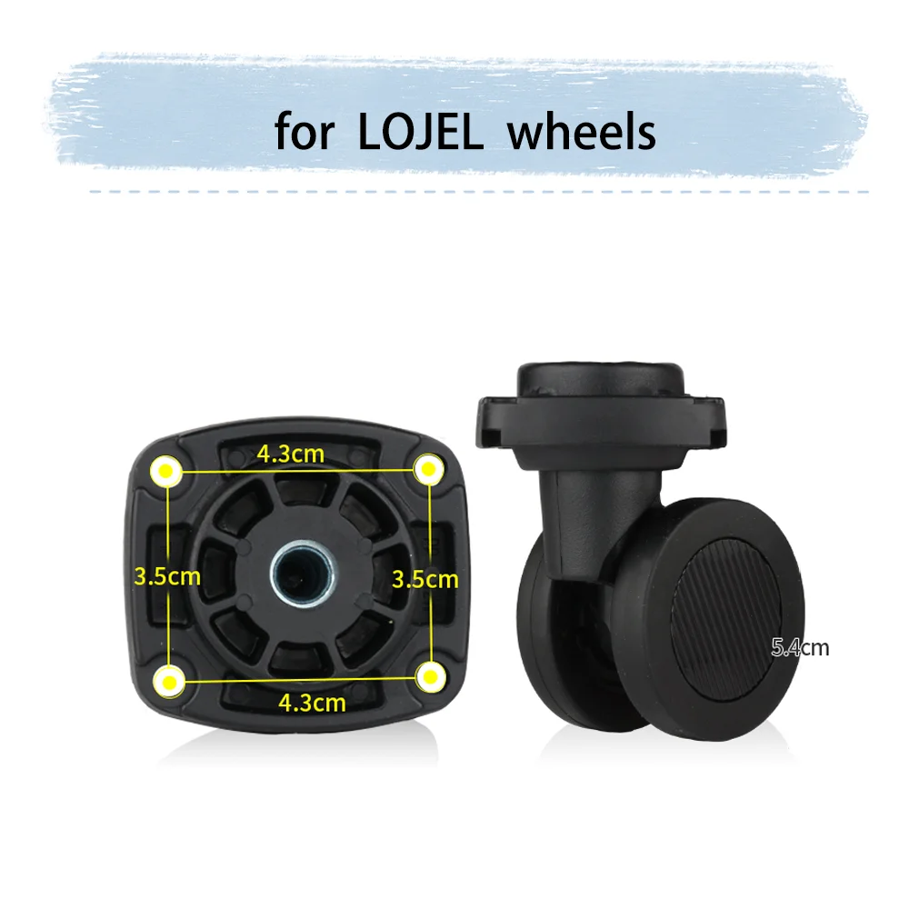 

Suitable for Roger LOJEL trolley case wheel accessories Travel case universal wheel suitcase Silent roller pulley low noise