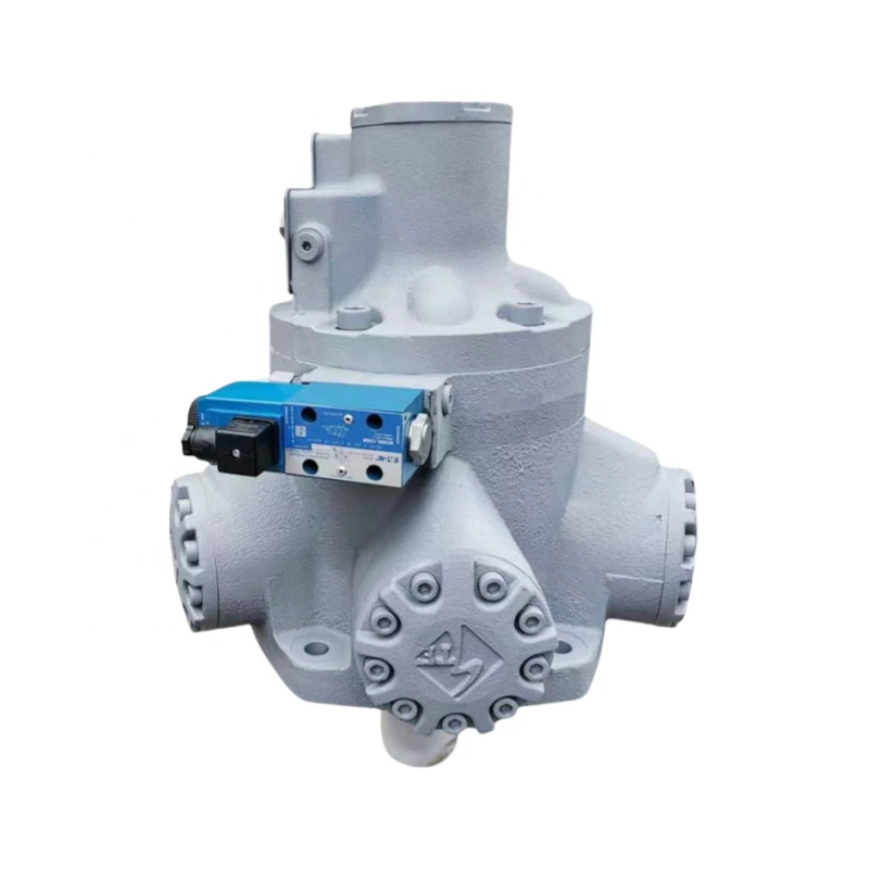 STF Dual Speed Oil Motor HMC045 High Torque Hydraulic Motor Variable Speed Motor with Electromagnetic Directional Valve