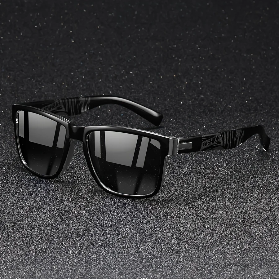 أزياء خمر مربع الاستقطاب النظارات الشمسية الرجال النساء القيادة الصيد الفاخرة العلامة التجارية مصمم نظارات شمسية سائق نظارات UV400