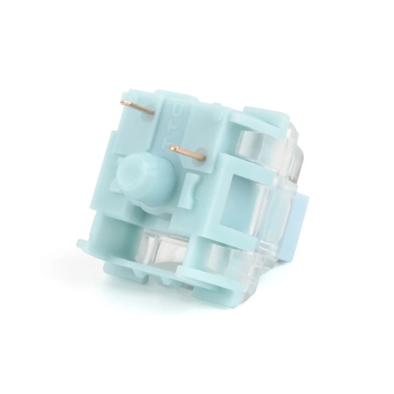 R91A 10/4 sztuk TTC cichy niebieskawy biały przełączniki do mechaniczna klawiatura dla podświetlana klawiatura mechaniczna 42g 3pins