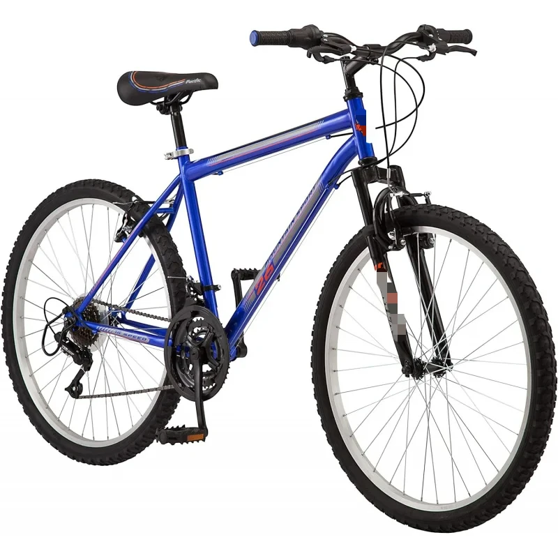 AQPacific Mountain Sport Bike 24-26-Inch Wheels,18-Speed Twist Shifters,Linear Pull Brake,Front Suspension,and Steel Frame