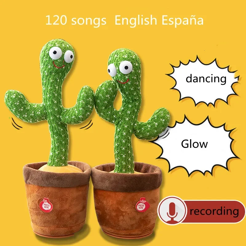 Talking Cactus Doll Toy for Kids - Kawaii Education Gift