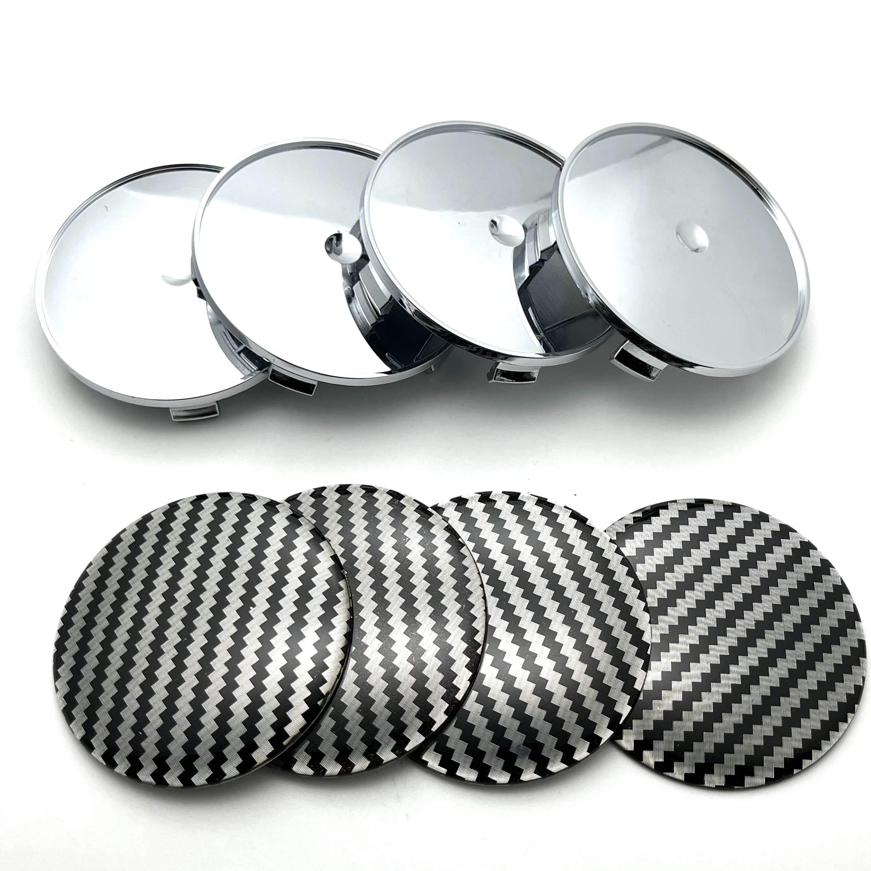 

4pcs 68mm Universal Figure Car Wheel Center Caps Styling Accessories Rim Centre Hub Cover Fit 65mm Logo Emblem Stickers