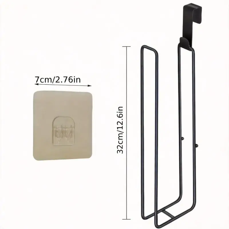 Luxury Wall-Mounted Toilet Paper Holder Waterproof Non-Slip Tissue Roll Stand Modern Bathroom Accessories Kitchen Paper Towel Hook Toothbrush Holder High-Pressure Silicone Plunger Multi-purpose Home Decor Rack view 8