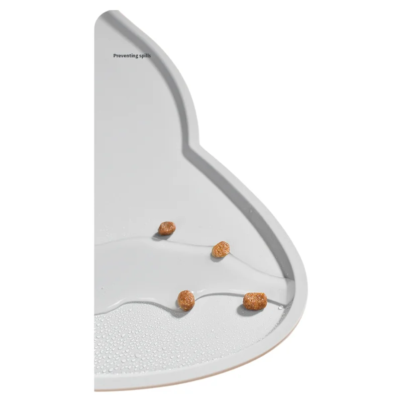 Waterproof Silicone Feeding Mat - Non-Slip Grip for Indoor/Outdoor & Travel, Quick-Wipe Clean Dog Cat Bowl Mat