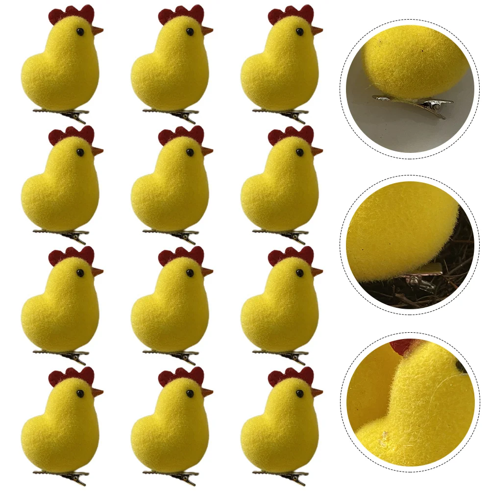 

Lovely Easter Hair Pin Chicks Designed Hair Clip Hair Barrettes (Yellow)