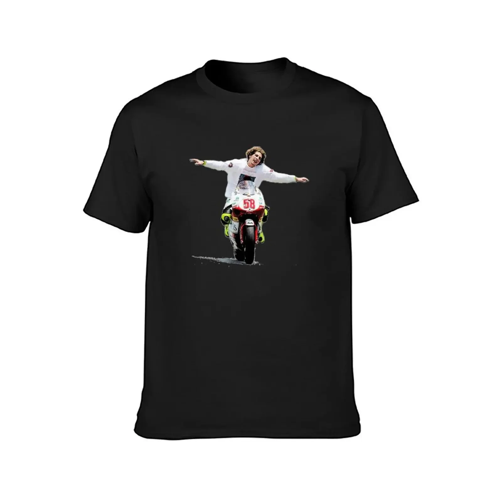 Super Sic Marco Simoncelli Celebrating T-Shirt essential t shirt custom shirt oversized t shirt men clothing