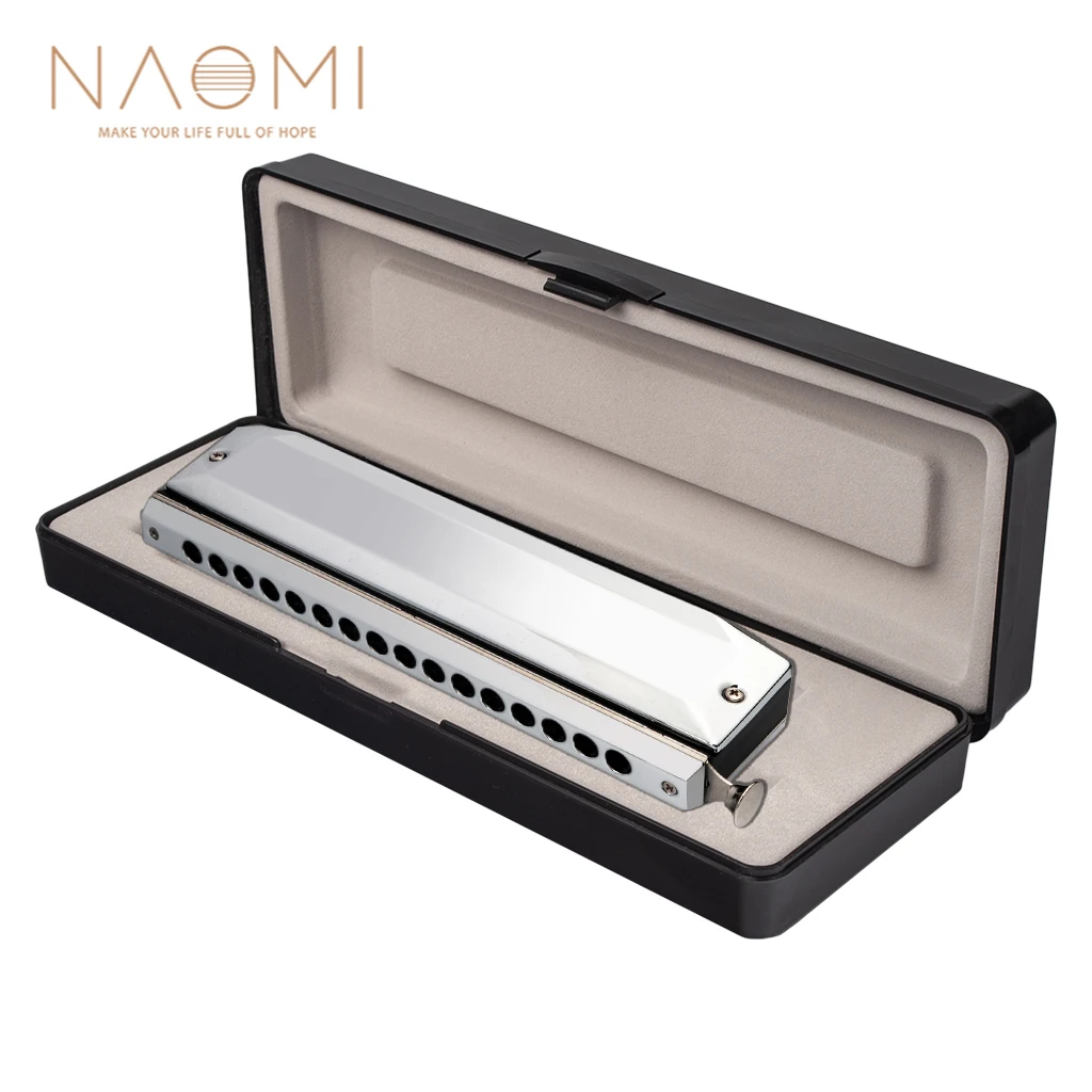 

NAOMI SWAN 16 Hole 64 Tone Chromatic Harmonica C Tone Harmonica SW1664 Model For Children Beginner Musical Beginner Education