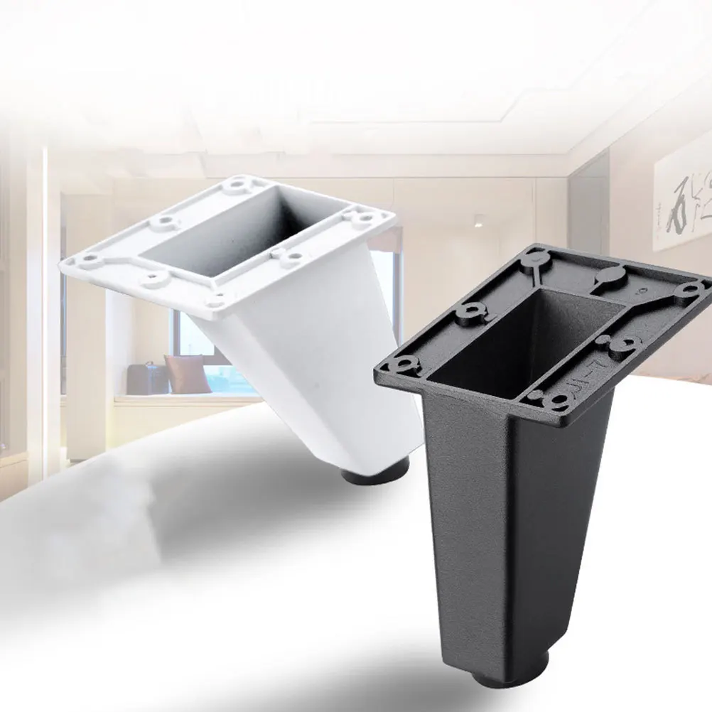 

4pcs Adjustable Sofa Legs Strong Furniture Support For Bathroom Cabinet Cabinet Tea Table Lightweight White