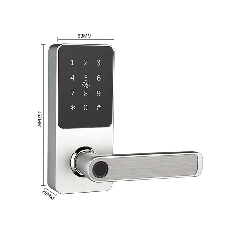 RSH Smart Lock Door Factory Direct Sale TTLock Digital Password Safe Chinese Locks Smart Door Lock For Hotel Apartment Flats