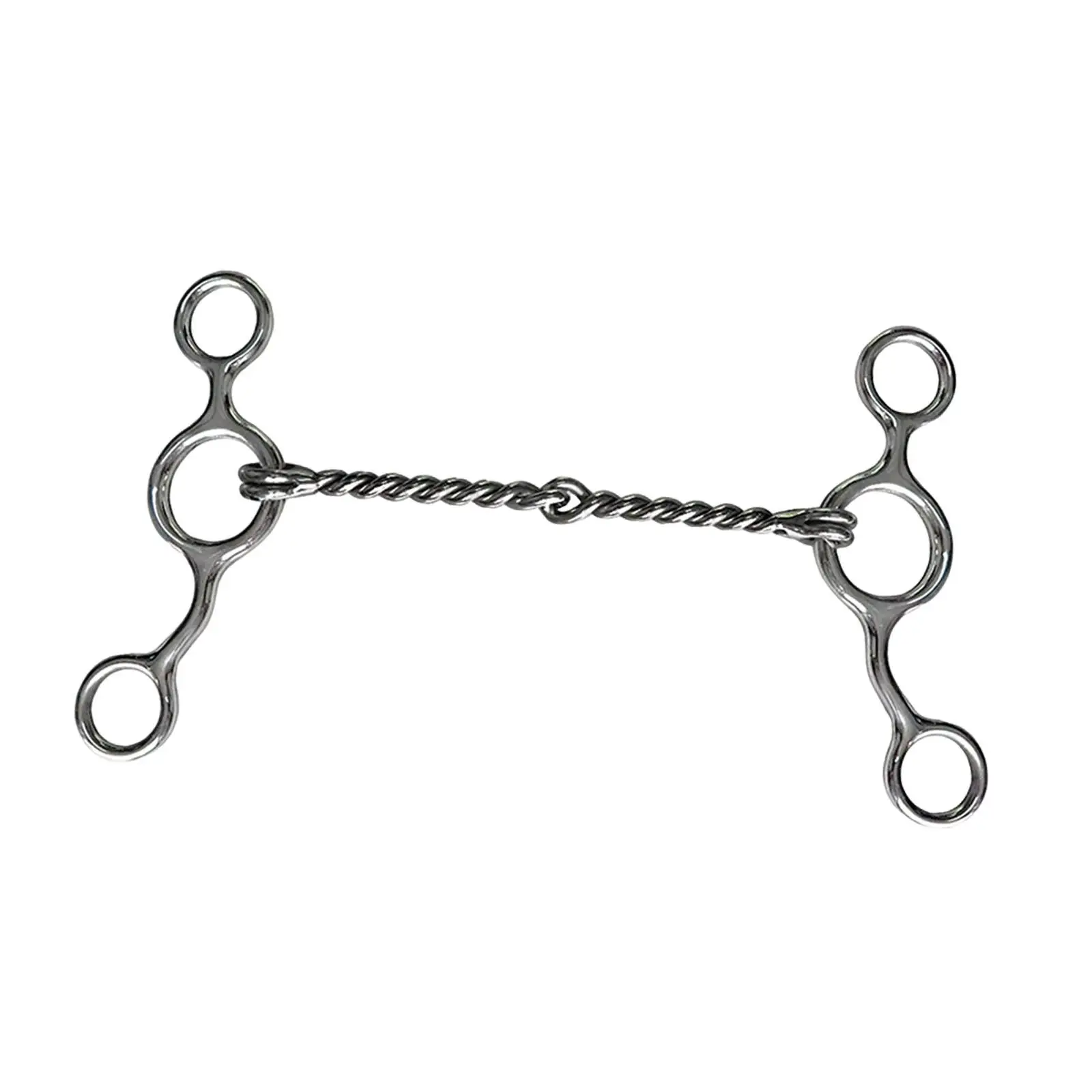 Leve aço inoxidável cavalo boca bit, Acessório Equestre, Outdoor Metal Snaffle Bit, Boca Equestre Bit