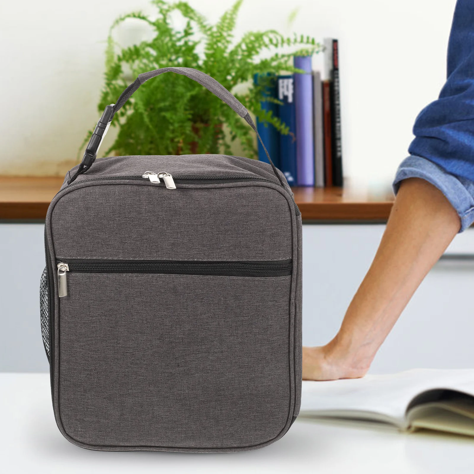 

Insulated Lunch Bag Portable Reusable Cloth Thermal Bag for Food Men Women Picnic Outdoor Large Capacity Gym Travel Sturdy