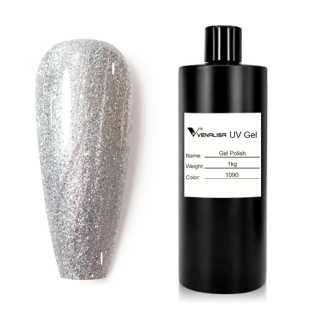 Venalisa Jelly Color Construction Gel Transparant Roze 1l Volume Doordrenken Van Opgeheven Semi-Permanente Zelfnivellerende Pastelgellak