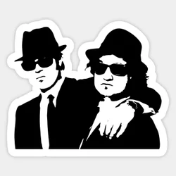 The Blues Brothers Clean Design 5PCS Stickers for Cute Luggage Laptop Decor Room Kid Car Home Print Stickers Wall Cartoon