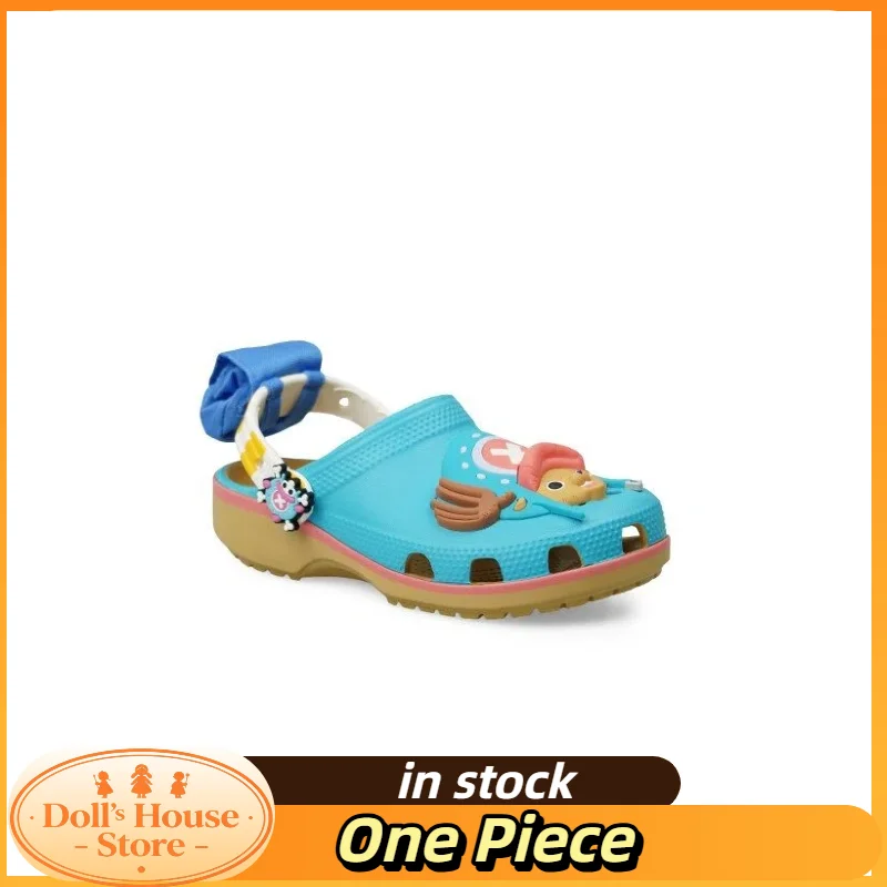

New 2026 Summer One Piece Tony Tony Chopper New Hole Shoes Clog Beach Shoes Parent-child Sandals One Piece Anime Merchandise