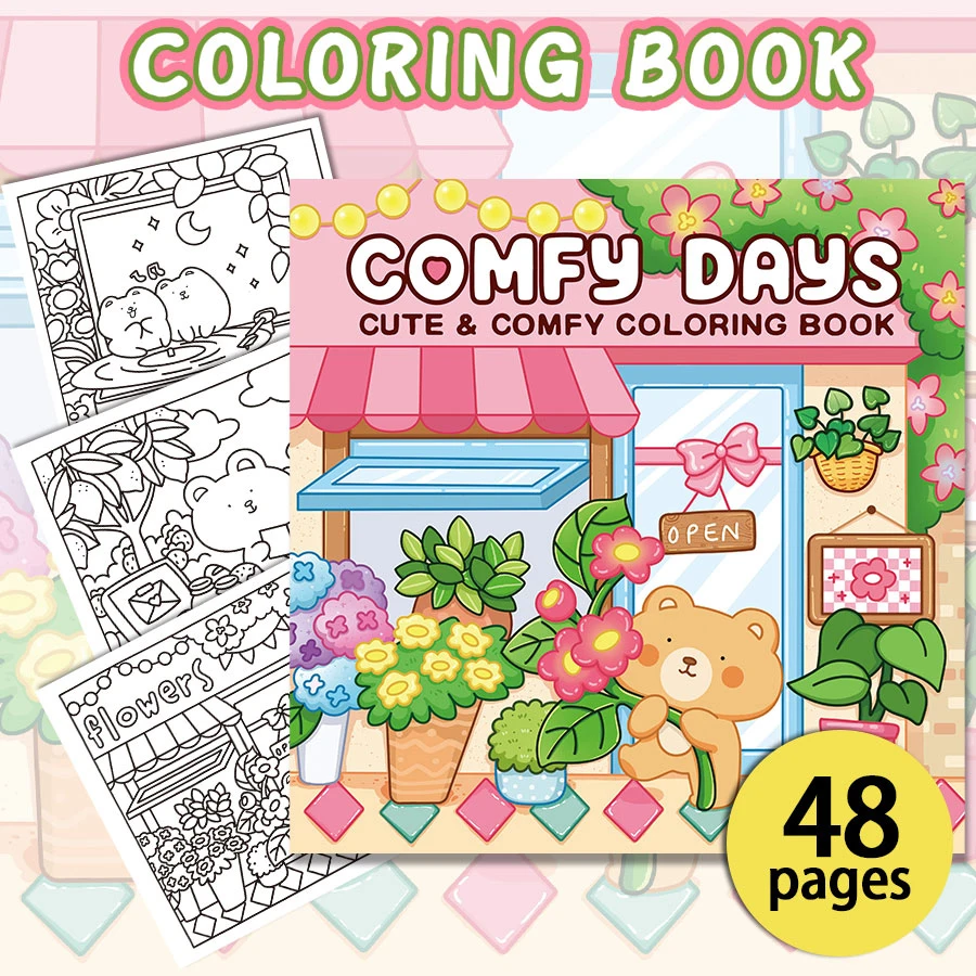 Libros para colorear Fashion Vibes, diseños de moda, fácil colorear, para padres en casa, bricolaje para niños, relajarse, desenwind, aumentar la creatividad