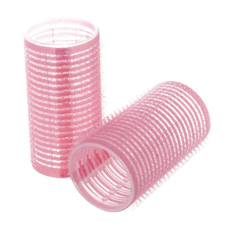 12X Big Self Grip Hair Rollers Cling DIY Hair Curlers 3Cm