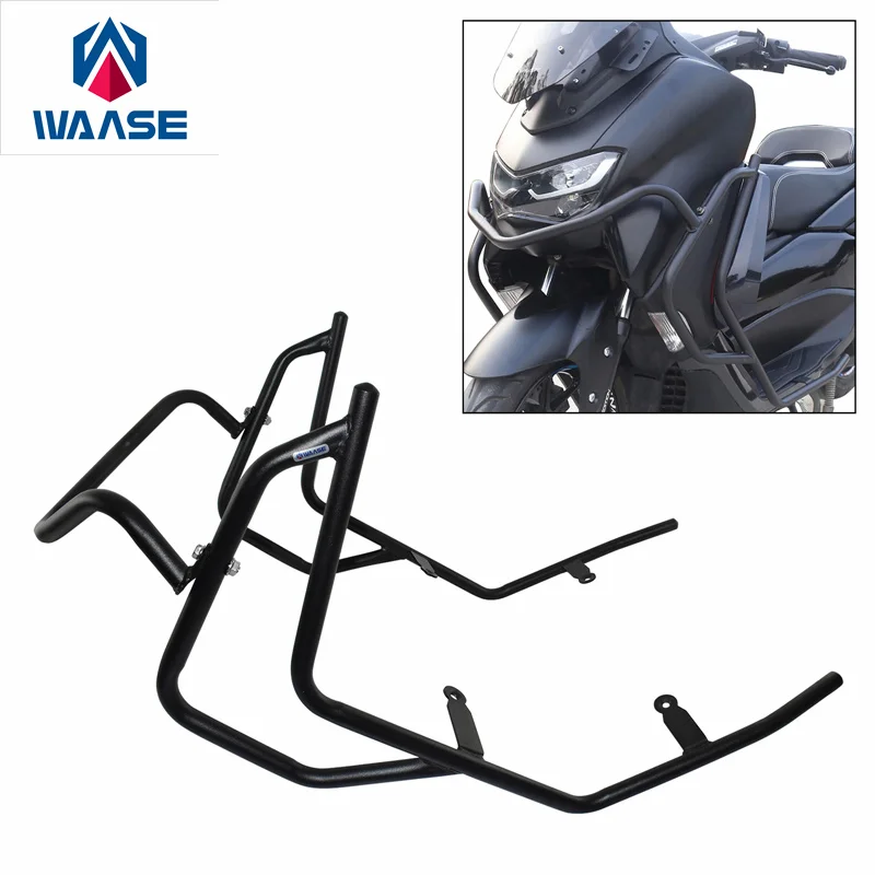 

waase For Yamaha N-MAX NMAX 155 2020 2021 2022 Engine Bumper Guard Frash Stunt Cage Crash Bar Engine Frame Fairing Protector