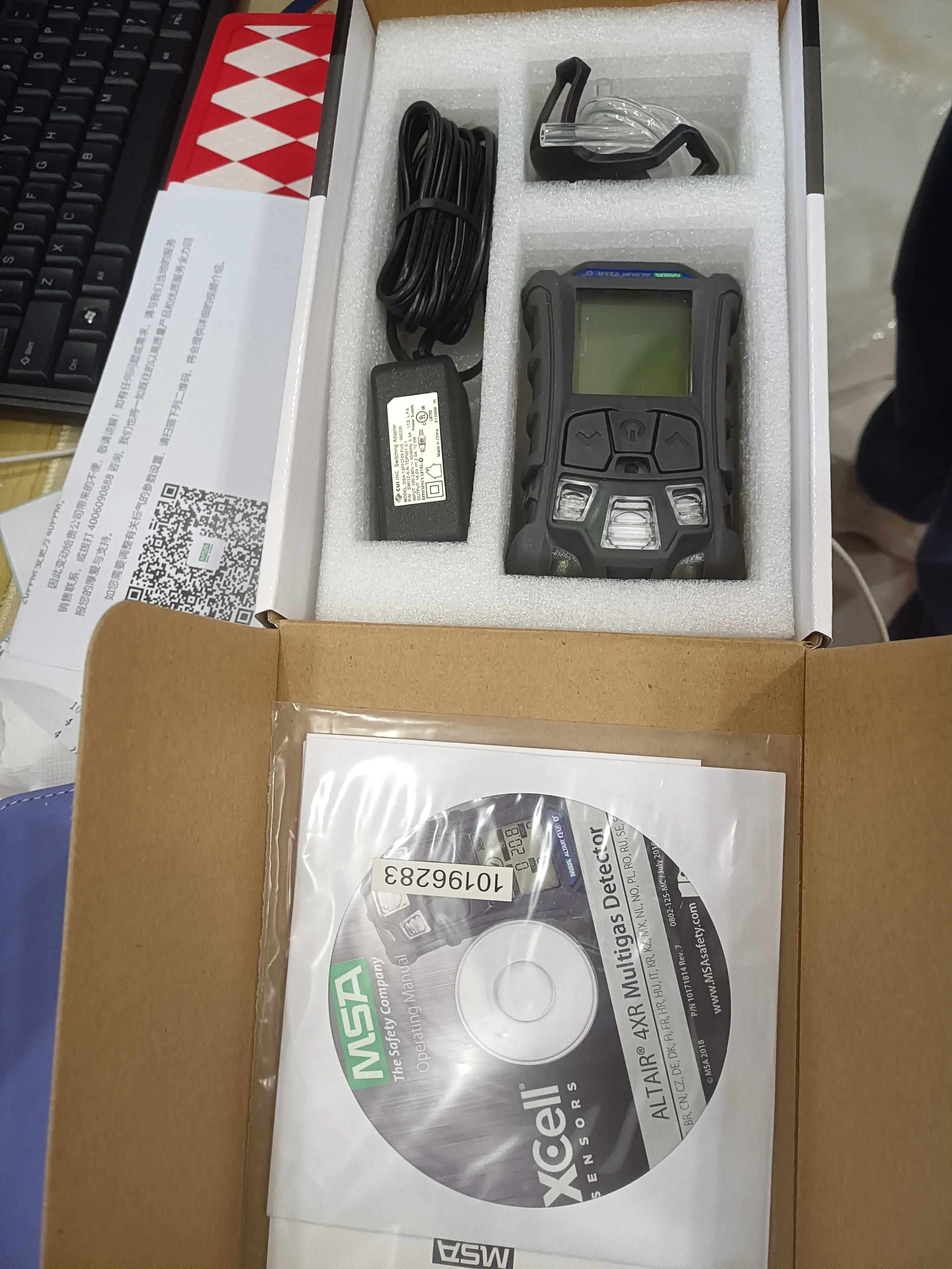 Accesorios para instrumentos MSA ALTAIR 4X 5X 4XR O2 LEL CO/H2S sensor de gas Xcell Ex O2 detector de fugas de gas