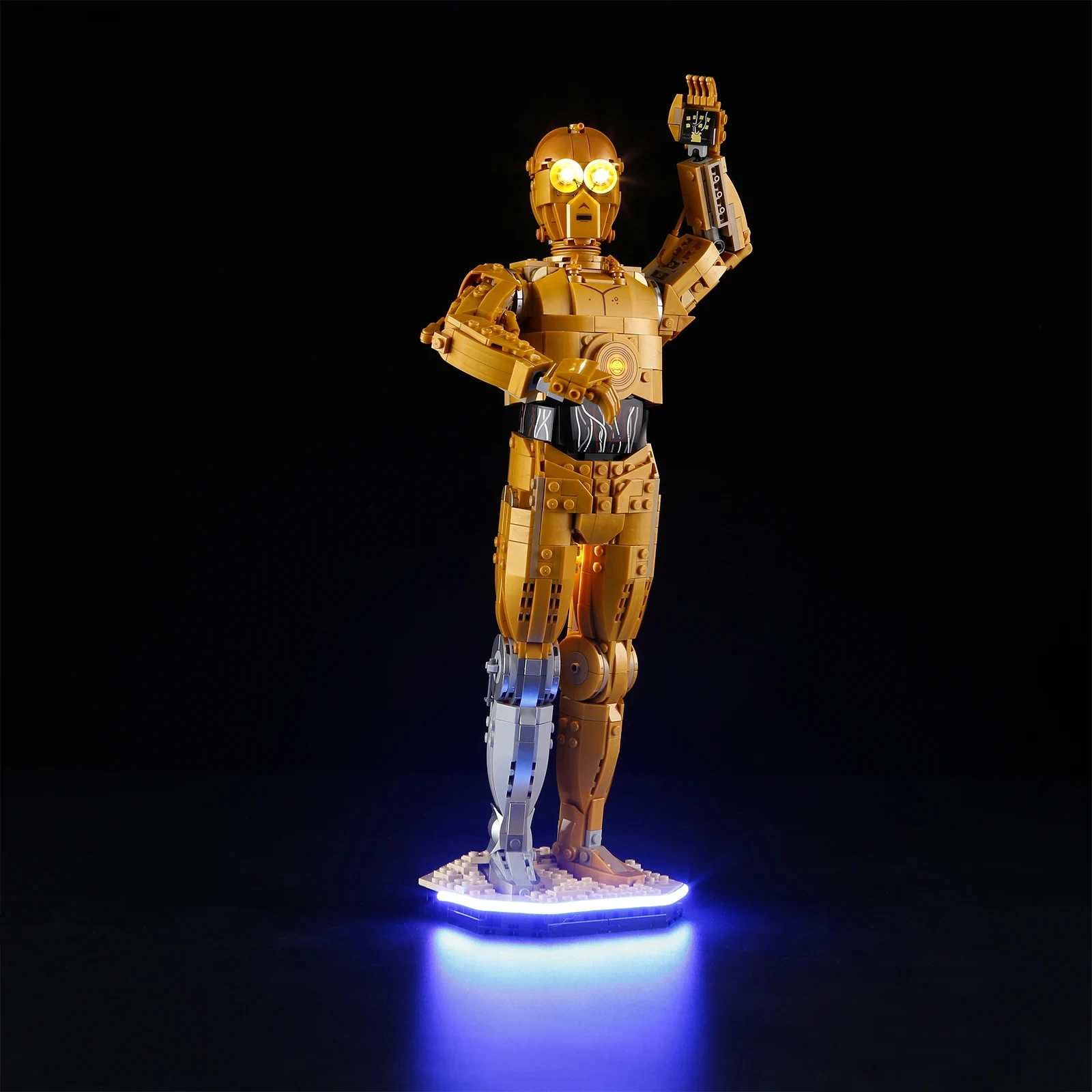 DIY LED Light Kit For LEGO 75398 Robot C-3PO Building Blocks (Only LED Light,Without Blocks Model)