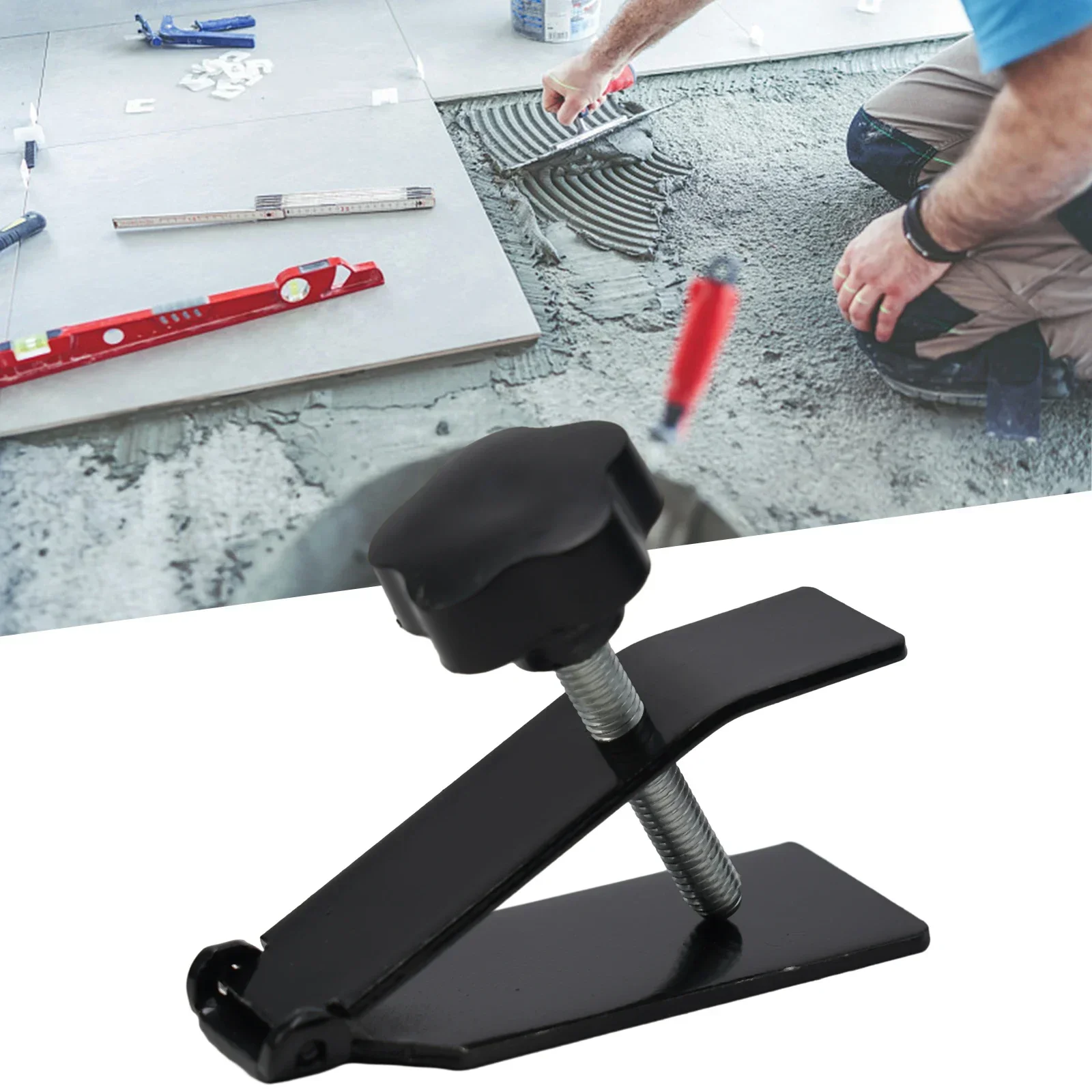 1pcs ปรับความสูงกระเบื้องกระเบื้อง Locator 250KG Lifter Leveling เครื่องมือสําหรับกระเบื้องความสูง Regulator เครื่องมือ