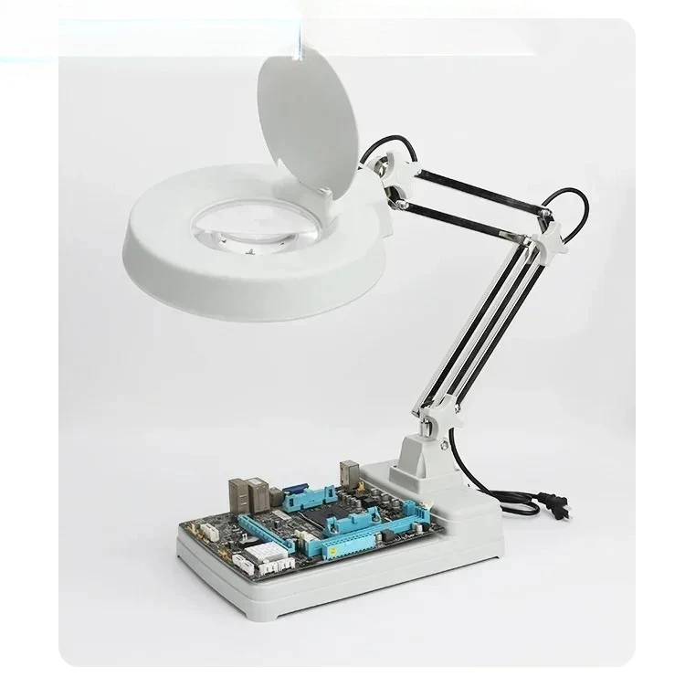 

30x high-definition elderly reading electronic mobile phone maintenance and inspection workbench magnifying glass light