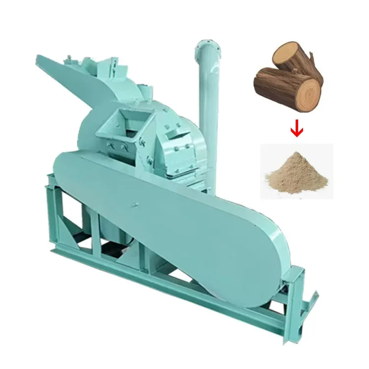 

High Power Quality 0.6-1.5t/H Tree Wood Crusher Machine Wood Chipper Shredder Made in China