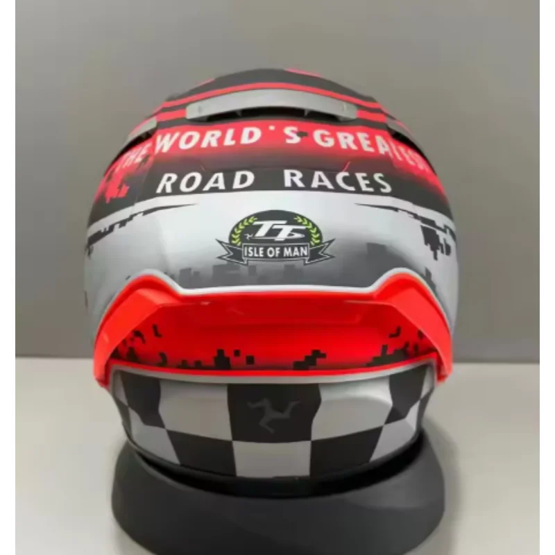 

Мотошлем DOT Approved Full Face X14 Isle of Man TT X-Sprit 3 RED для мотокросса и езды на мотоцикле (Casco De Motocicleta)