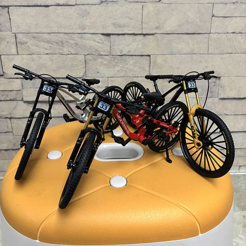 1:8 Mini-Legierungs-Fahrradmodell Mountainbike Fingerbikes Druckguss-Simulation Sammlerstücke Geschenke Spielzeug für Jungen – Detail 2