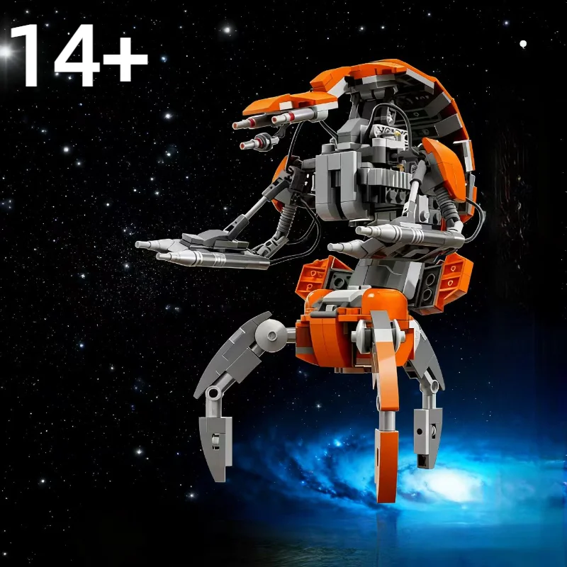 MOC 75381 المدمرة روبوت Droidekai نموذج اللبنات الطوب ستار معركة فيلم 583 قطعة لعبة الاطفال هدايا عيد الميلاد