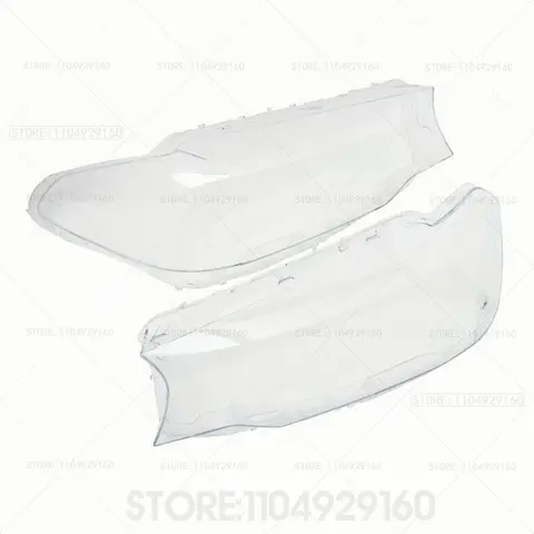 BMW 5 시리즈 G30 G38 2018 2019 2020 헤드라이트 커버 자동차 액세서리용 자동차 유리 헤드램프 렌즈 캡 램프쉐이드 쉘