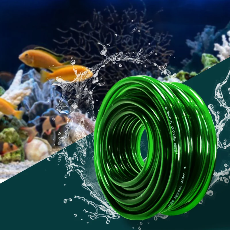 

8-16mm Fish Tank Pipe Aquarium Green Hose for Water Pump Filter Accessories Tube Aquarium Cleaning Tool Garden Irrigation Hose