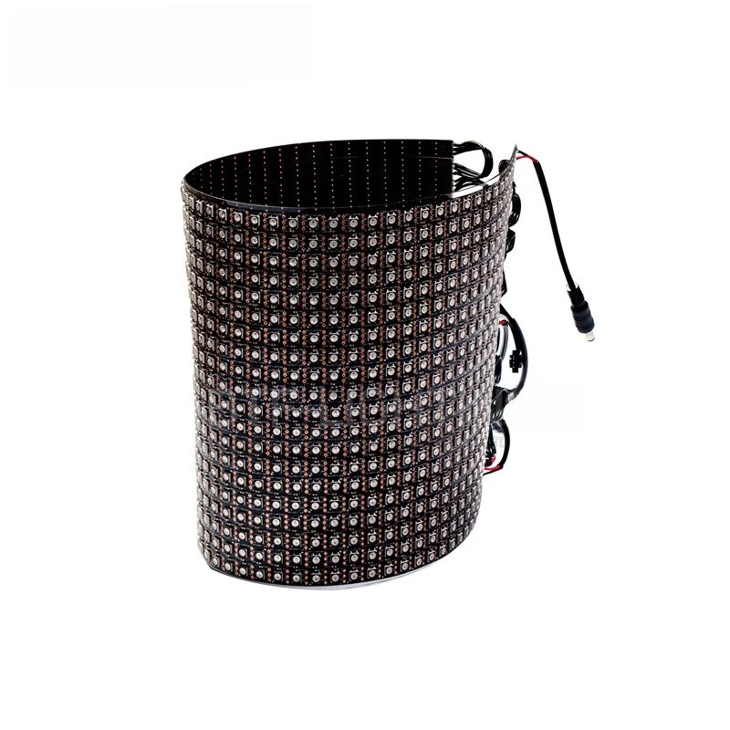 

LED indoor full color WS2812B display 20X50CM soft RGB light source DC5V built-in IC pixel screen