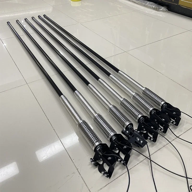 Automotive Decorative Antenna, Non-destructive Installation with Clamped Edges, or Directly Tightening The Front Rod with Holes
