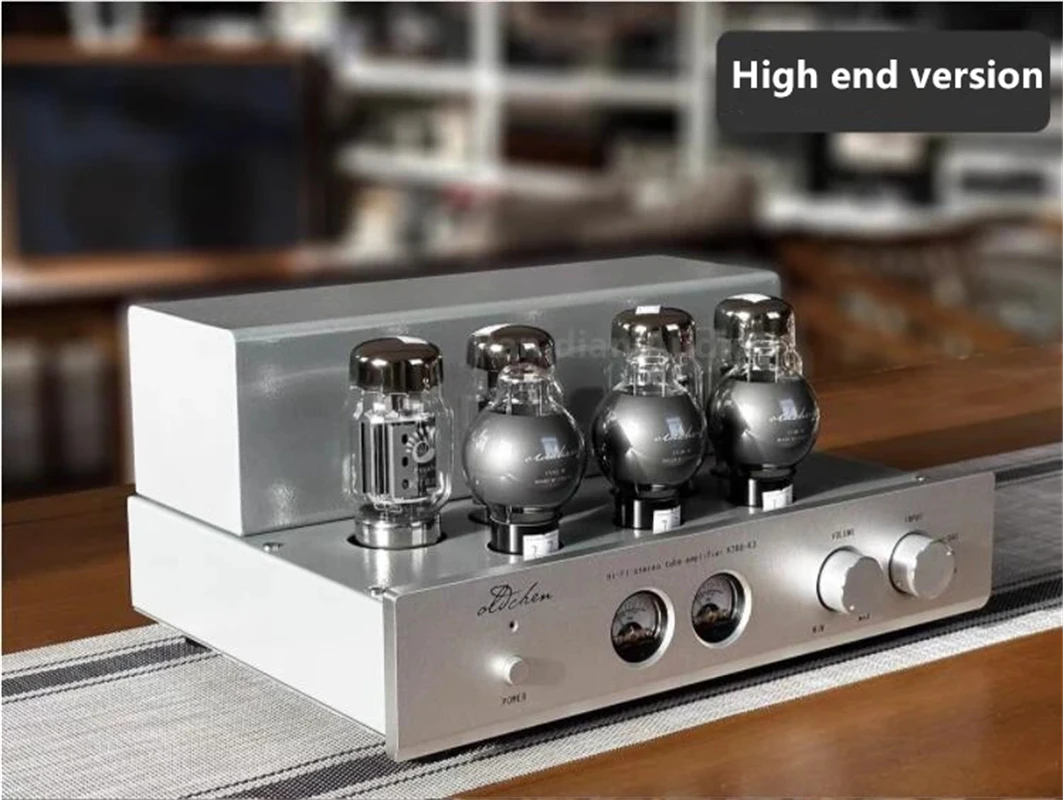 Oldchen KT88 K3 Tube Fever Amplifier Home Theater Hifi Stereo Tube Amplifier with Bluetooth 5.0 Audio Amplifier Class A 4Ω-8Ω
