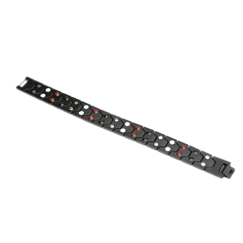 Oktrendy New Casual Style Men Magnetic Bracelet Simple Black Stainless Steel Bracelets for Arthritis Health Care Jewelry Gifts