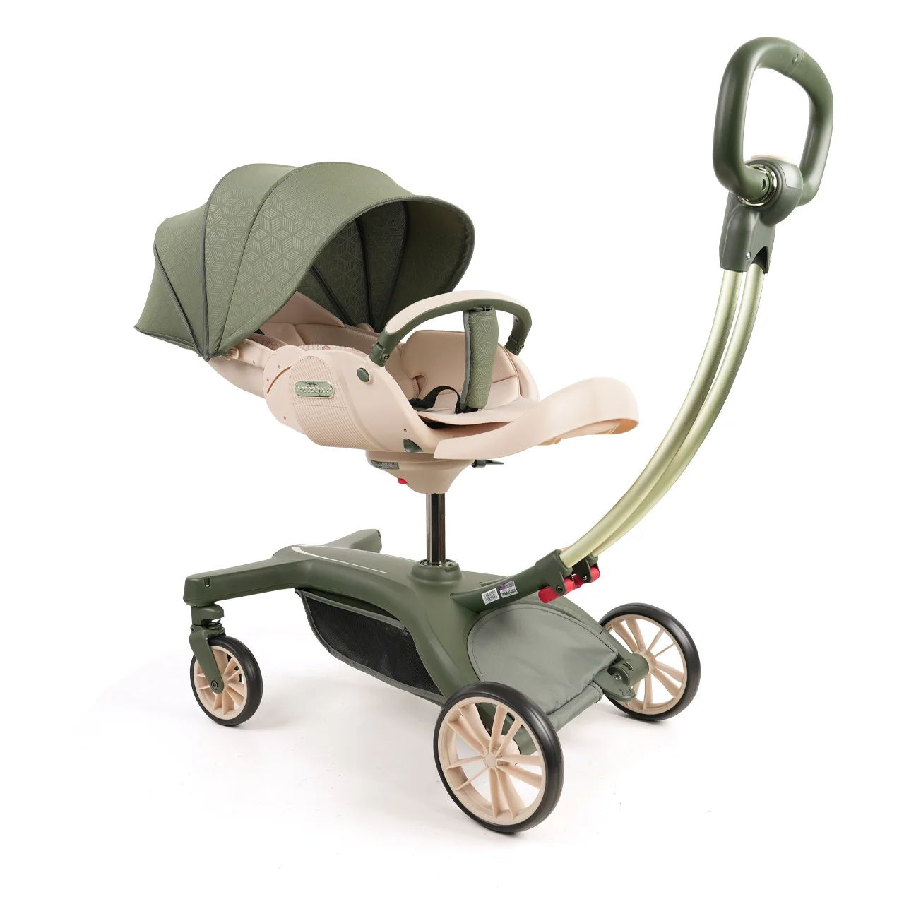 Newest Arrival One Key Rise Design Reduce Bending Push Chair High Landscape Baby Carriage Can Sit Can Lie Baby Stroller