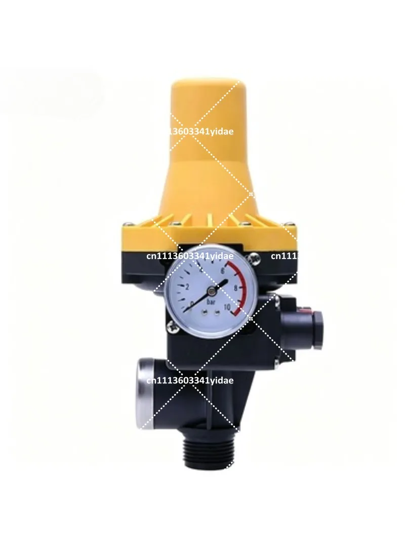 Water Pump Automatic Pressure Controller Switch with Meter, Auto Start Stop for Shortage Protection