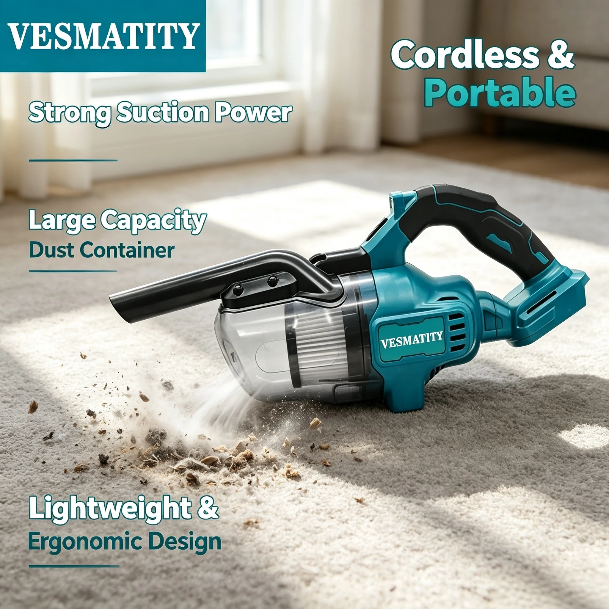 vesmatity-18v-20v-dcv501-cordless-handheld-vacuum-portable-car-home-floor-cleaner-tool-max-pro-system-use
