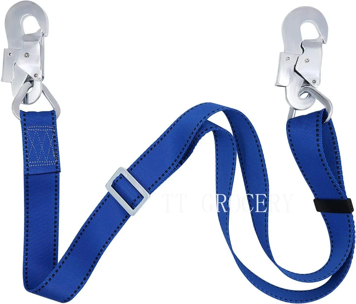 Adjustable Single Waist Safety Strap High-Altitude Pole Work Safety Belt Export-Ready Quick-Release Adjustable Pole Strap