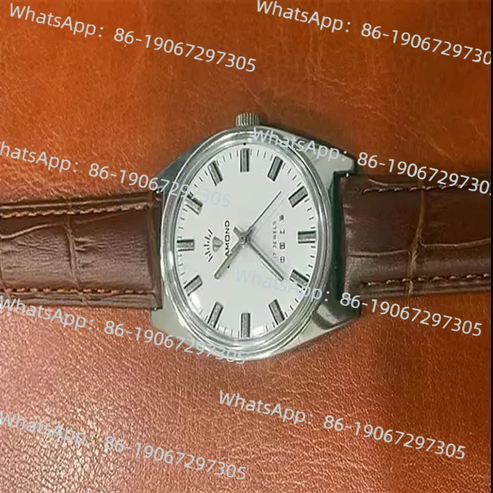 

Старые Шанхайские механические часы с ручным заводом, противоударные, полностью стальные, с большим бриллиантом